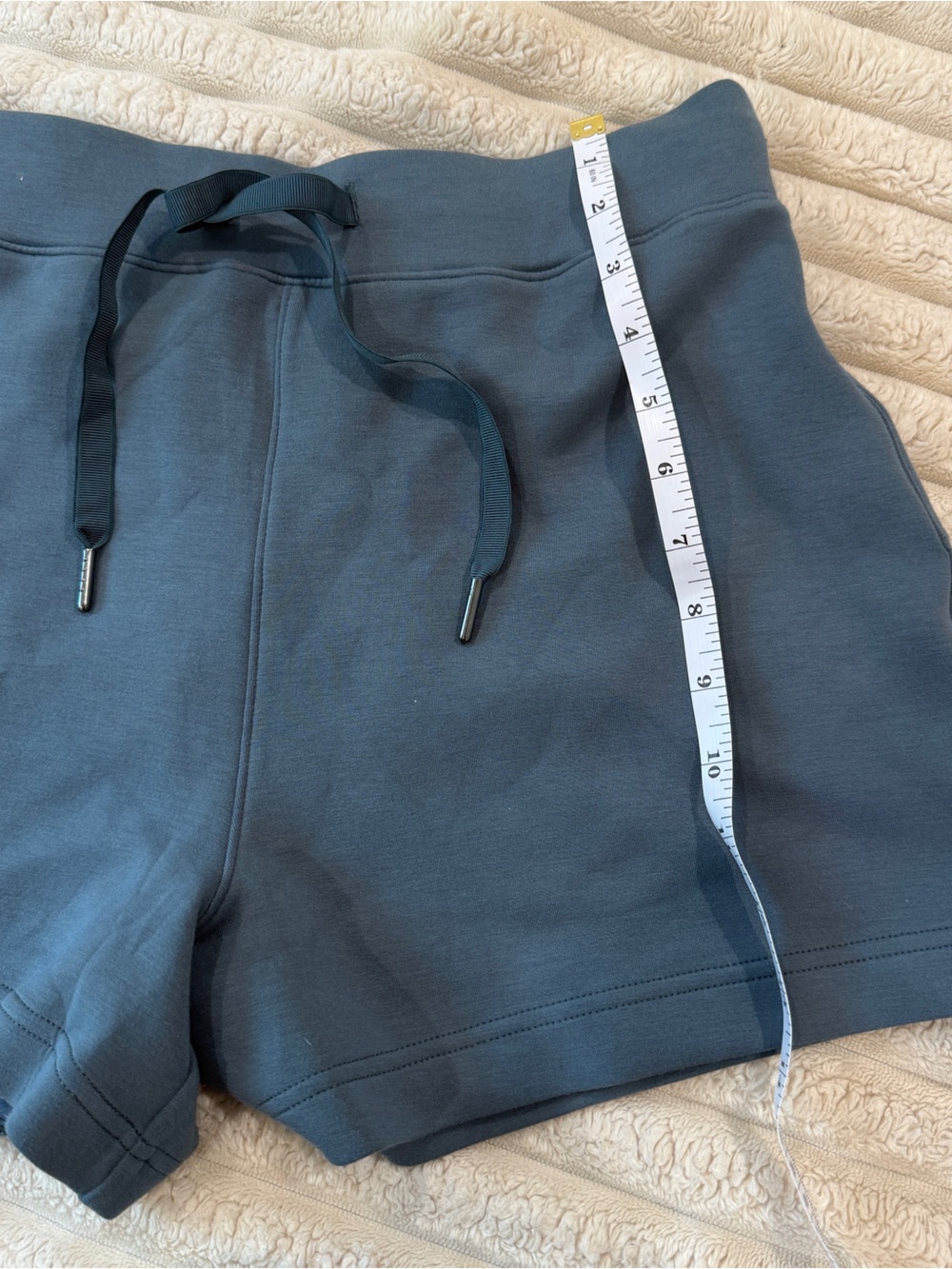 Spanx Air Essentials Lounge Shorts Blue Muted Womens Size Large Soft Everyday - Picture 5 of 6